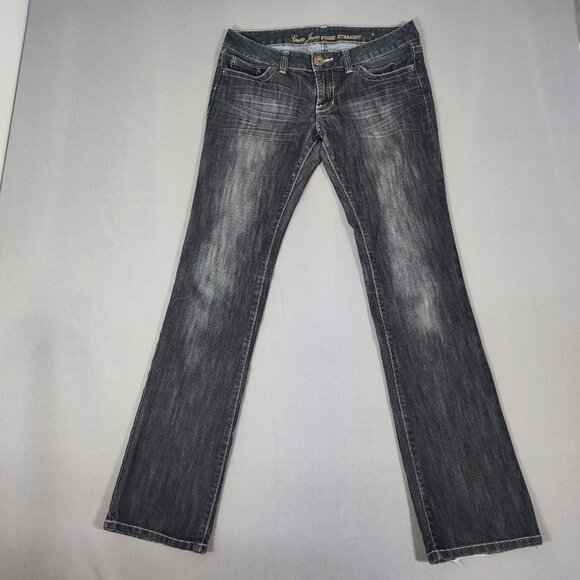 Guess Jeans women's size 29 medium washed grey colour Pismo Straight leg denim - Picture 1 of 14